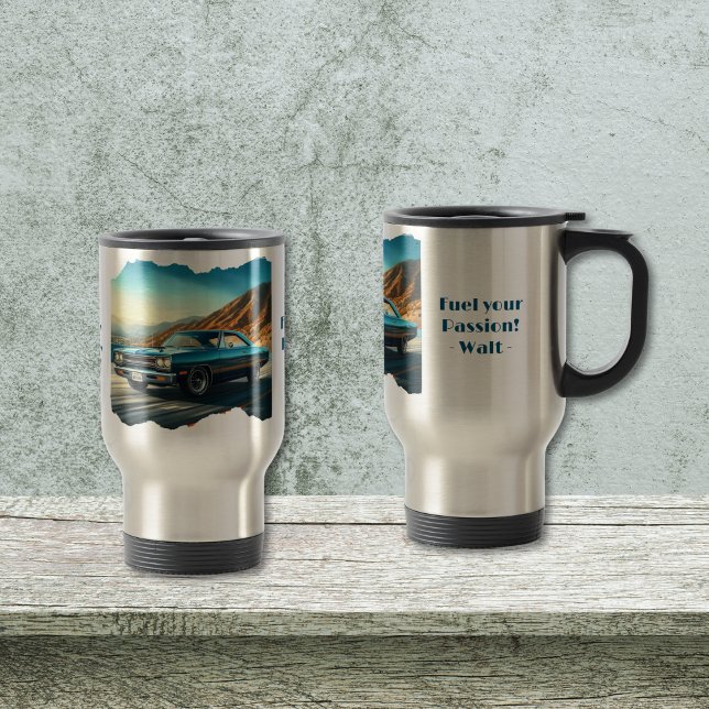 Combustible tu taza de viaje (Customizable; with/without personalization.  
Personalize, Edit Using Design Tool.
)