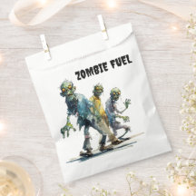 Combustible zombie | Bolsas de Halloween Candy Fav