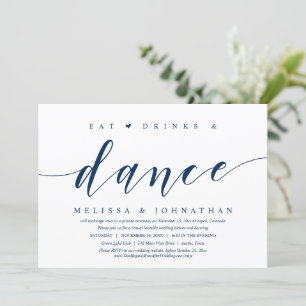Come, Beba y Baila, Invitación de Boda para Fuga R
