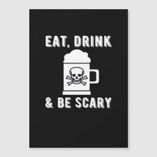 Come Bebe Y Sé Espantoso Cerveza De Halloween Vint