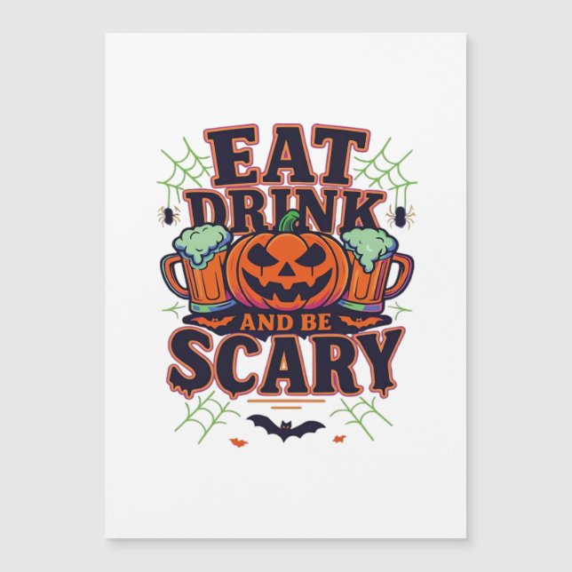 Come Bebe Y Sé Espantoso Diseño De Halloween Creat (Anverso)