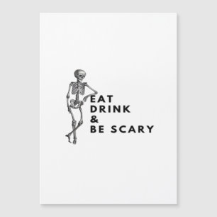 Come Bebe Y Sé Espantoso Halloween Esqueleto Vinta