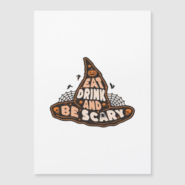 Come Bebe Y Sé Espantoso Sombrero De Bruja Estétic (Anverso)