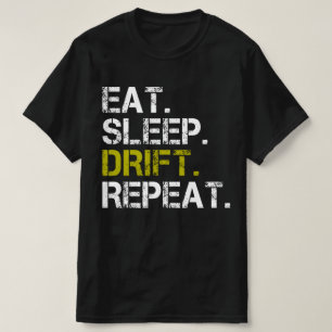 Come Dormir Deriva Repetir Camiseta de Carrera de
