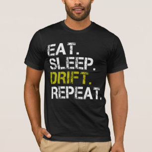 Come Dormir Deriva Repite Camiseta de Carrera de D