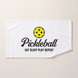 Come dormir jugar repetir toalla deportiva de pick