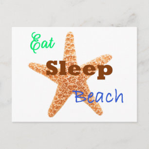 Come Dormir Playa - Tarjeta Postal