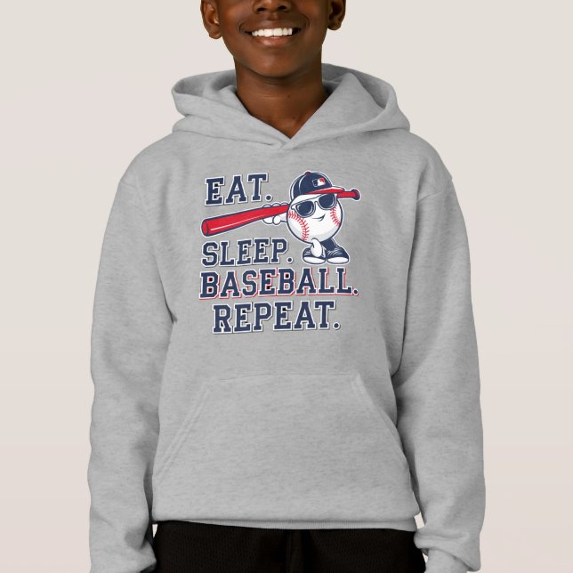 Come. Duerme. Bola de béisbol. Repite (Anverso)