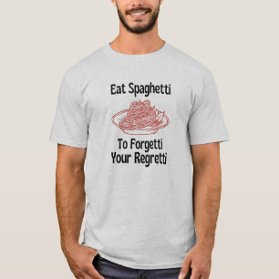 Come espagueti para olvidar tu lamentable camiseta