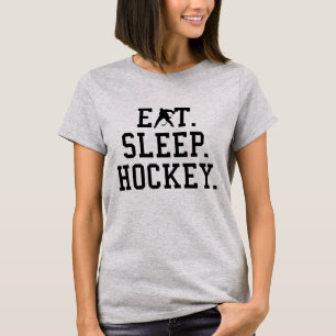Come Hockey Duerme - Camiseta para Amantes del Hoc