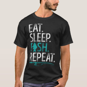 Come Pescado Duerme Pescado Repite Camiseta de Pes
