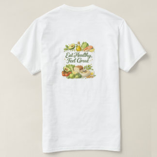 Come Sano Siente Genial Camiseta Básica para Hombr