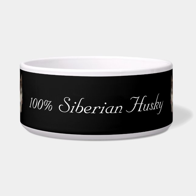 Comedero 100% Siberian Husky Huskybild (Frente)