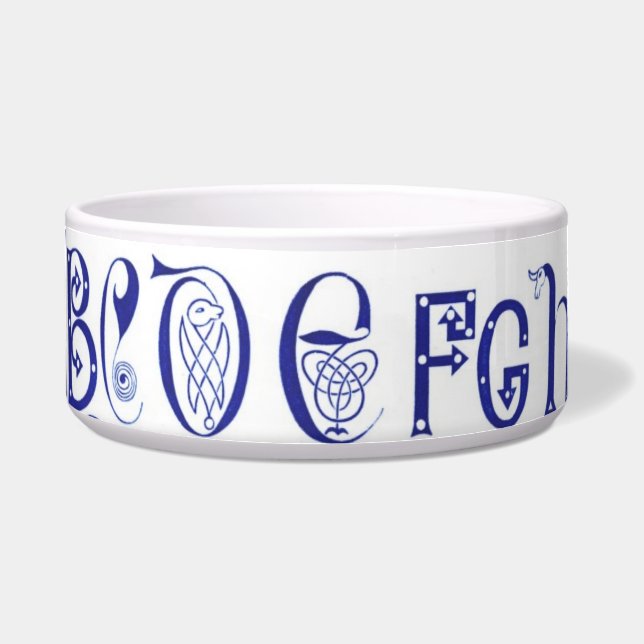 Comedero 8.º Alphabet Pet Bowl (Frente)