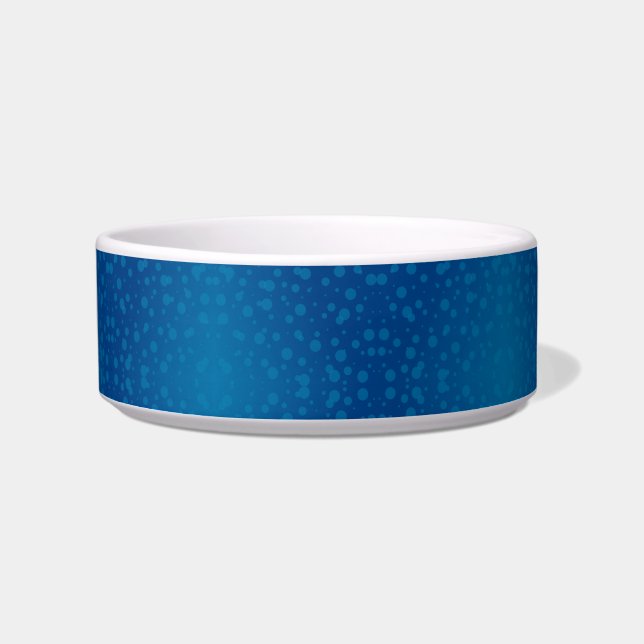 Comedero A ceramic bowl with a blue exterior  (Frente)