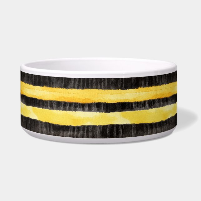 Comedero Abeja dorado negro amarillo (Derecha)