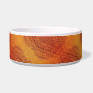 Comedero Aceptación Medallones del Boho amarillo Naranja