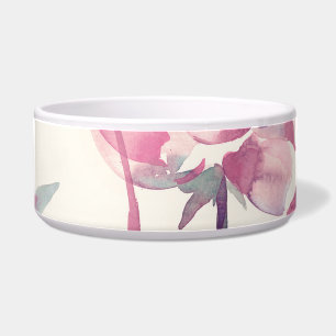 Comedero acuarela de peonies: fondo floral sin fisuras.