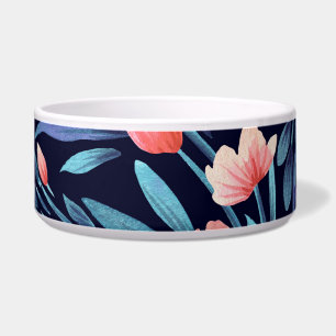 Comedero acuarela floral, patrón ininterrumpido, diseño de