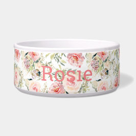 Comedero Acuarela moderna floral botánica