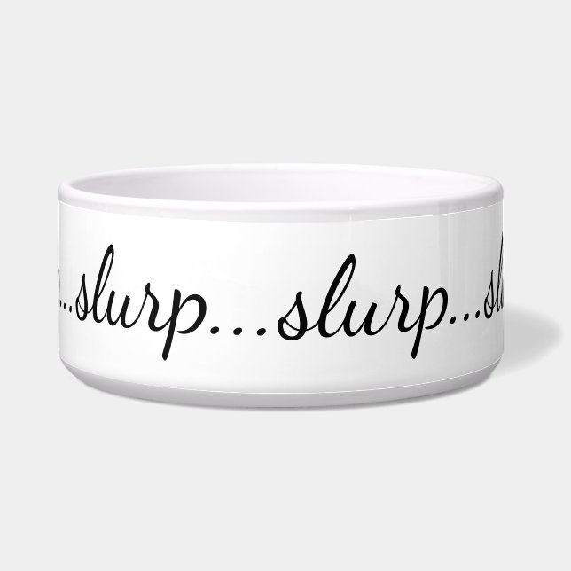 Comedero Agua de Barrido Elegante divertida (Frente)