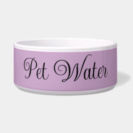 Comedero Agua Mascota Lilac de color sólido