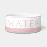 Agua Simple Mínima Rubor Gato rosa o Perro