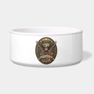 Comedero Águila patriótica del 250 aniversario de EE. UU.