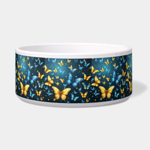 Comedero Alas de alegría: Mariposas voladoras azules y amar