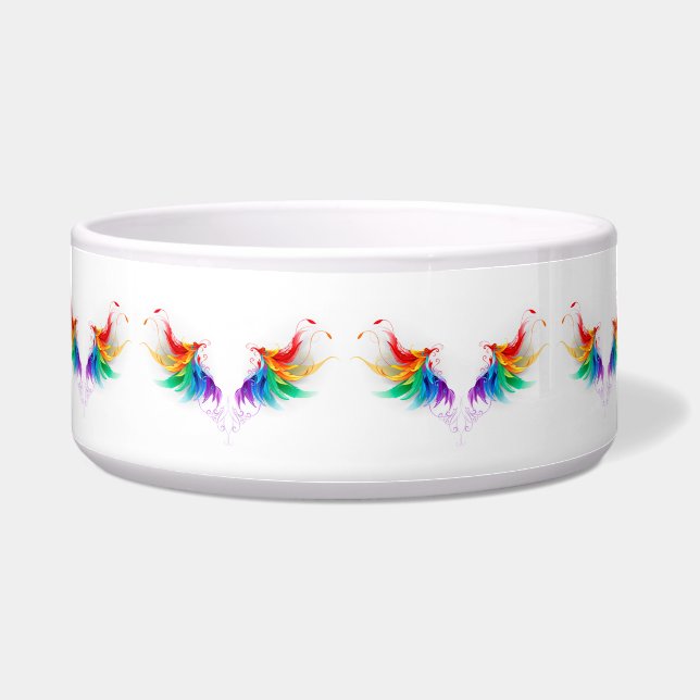 Comedero Alas del arco iris fluidas (Frente)
