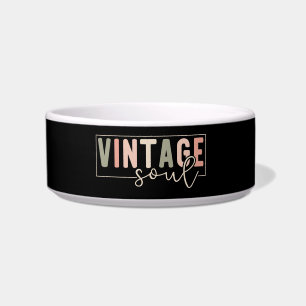 Comedero Alma vintage cita colores retro en negro