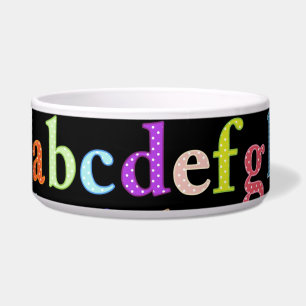 Comedero Alphabet Pet Bowl