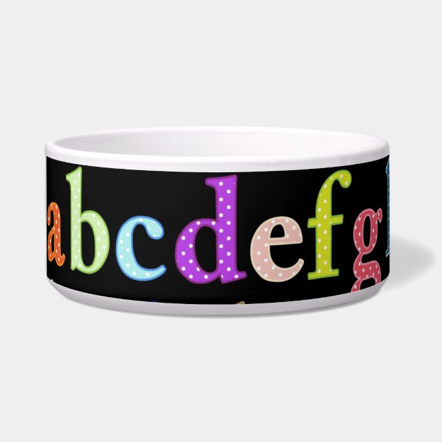 Comedero Alphabet Pet Bowl (Izquierda)