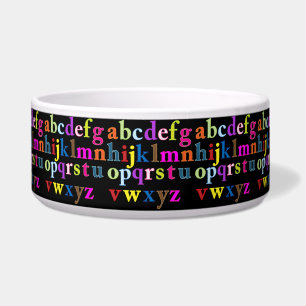 Comedero Alphabet Pet Bowl