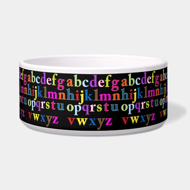 Comedero Alphabet Pet Bowl (Frente)