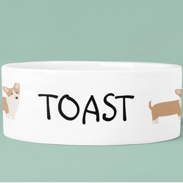 Comedero Amante Personalizado de Corgi (Subido por el creador)