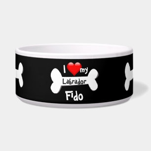 Comedero Amar a mi Personalizado de raza de perro (entrar a