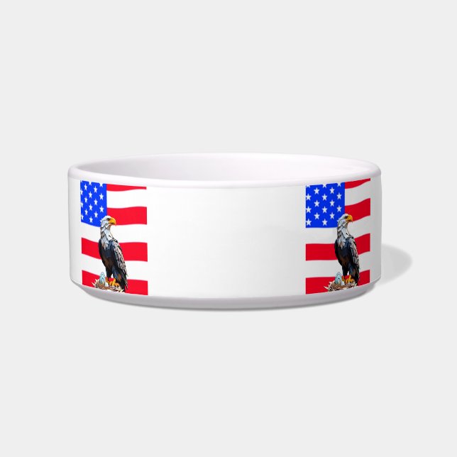 Comedero American Origami Eagle Dog Bowl (Frente)