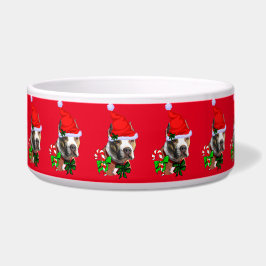 Comedero American Pit Bull Terrier Navidad  