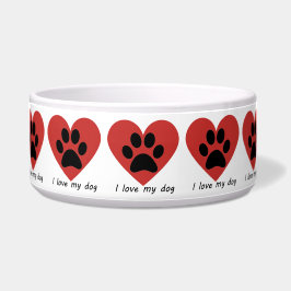 Comedero Amo a los perros