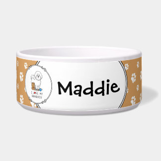 Comedero Amo a mi abuelo Bichon Frise Dog - Abuelo