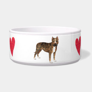 Comedero Amo a mi estadounidense Staffordshire Terrier