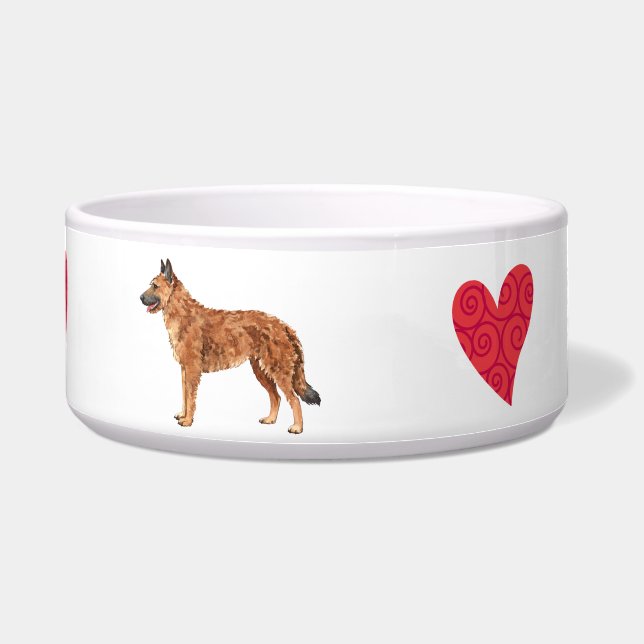 Comedero Amo a mi Laekenois belga (Frente)