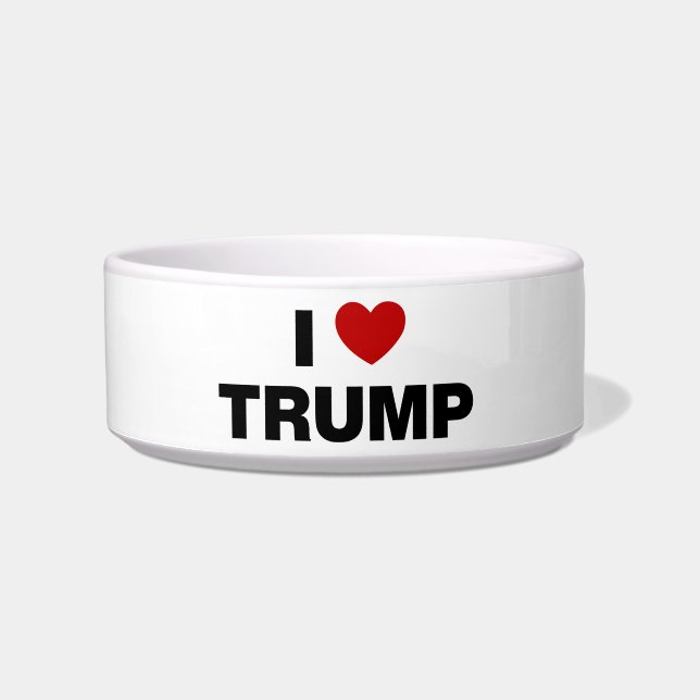Comedero Amo a Trump (Frente)