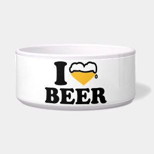 Comedero Amo el corazón de la cerveza
