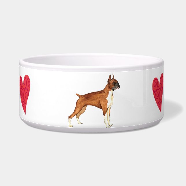 Comedero Amo mi Boxer (Derecha)