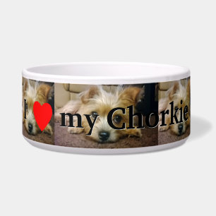 Comedero Amo mi Chorkie