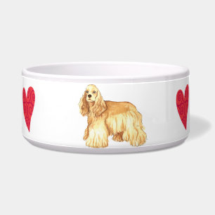 Comedero Amo mi Cocker Spaniel