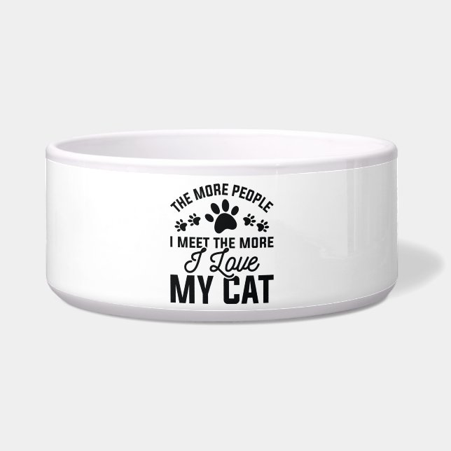 Comedero Amo Mi Gato (Frente)