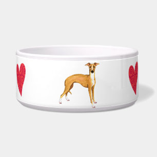 Comedero Amo mi Greyhound italiano